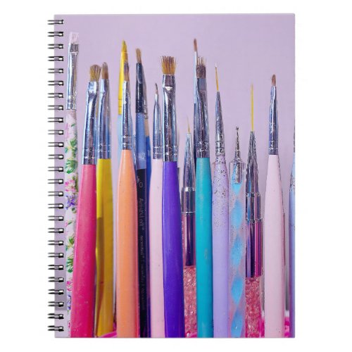 Nail Art Brush Collection Notebook