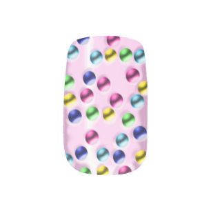 Nail Art, Candy Dots Minx Nail Art