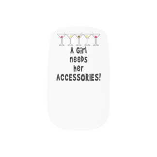 NAIL ART, GIRL NEEDS HER ACCESSORIES MINX NAIL WRAPS