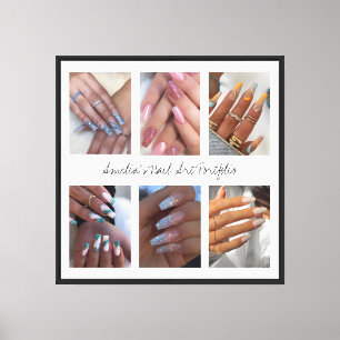 Nail Art Portfolio for Nail Tech Nail Salon Decor