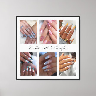 Nail Art Portfolio for Nail Tech Nail Salon Decor