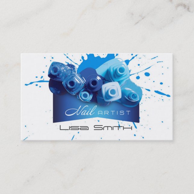 Nail Artist Business Card (Front)