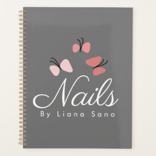 Nail Artist Butterflies Appointment Planner