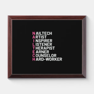 Nail Artist Inspirer Award Plaque