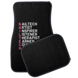 Nail Artist Inspirer Car Floor Mat