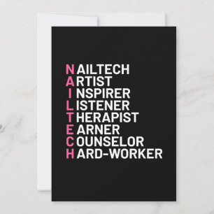 Nail Artist Inspirer Invitation