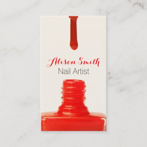 Nail Artist/Nail Polish Business Cards