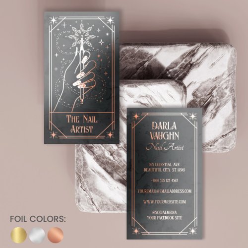 Nail Artist Tarot Card Magical Nail Tool