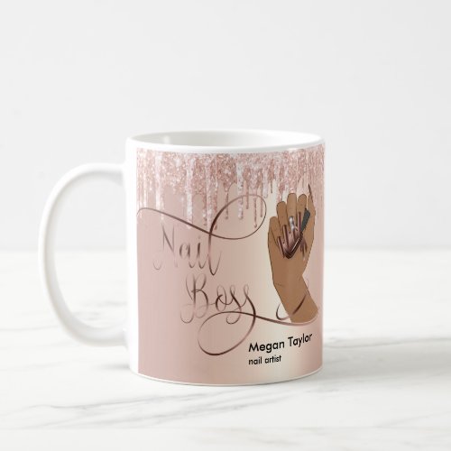 Nail Boss gift for nail Technician manicure Coffee Mug