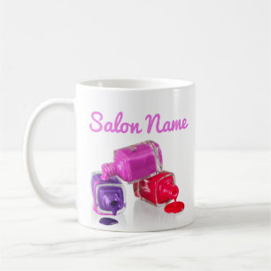 Nail Boss, Nail polish, dripping, salon decor Coffee Mug