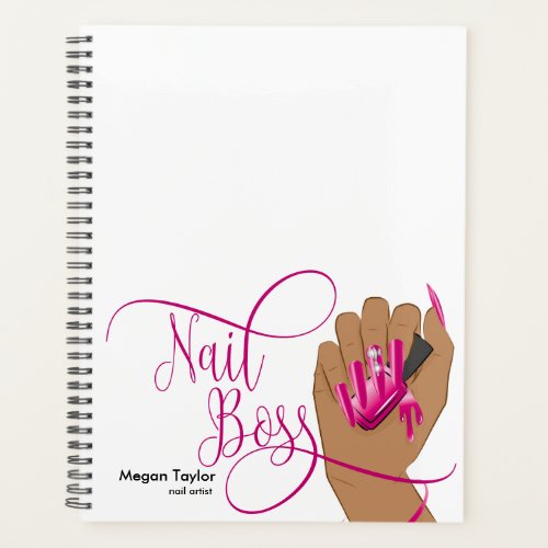 Nail Boss nail Technician long nails manicure Planner