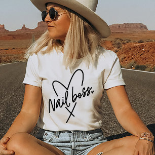 Nail Boss Tech Shirt Nail Tech Gift