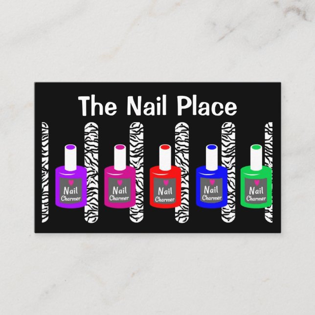 Nail Business Card (Front)