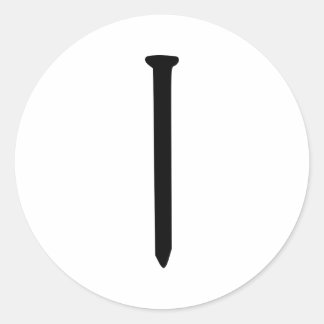 Nail Classic Round Sticker