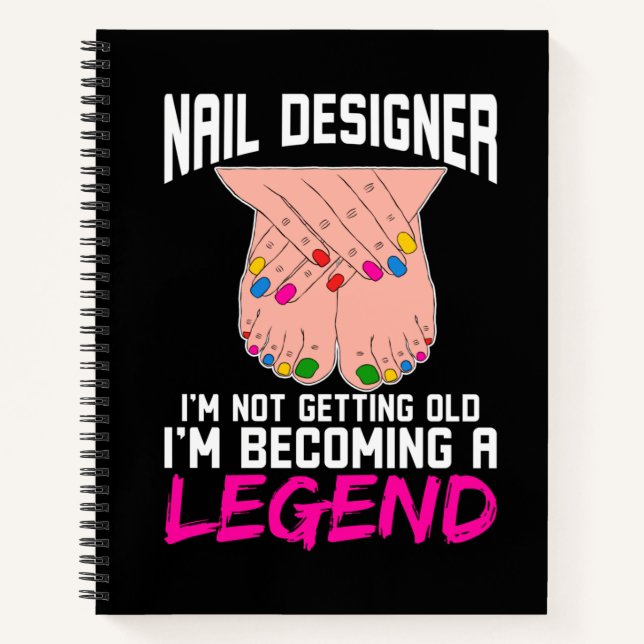 Nail Designer Legend Notebook (Front)