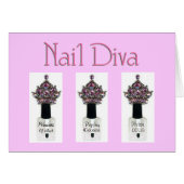 Nail Diva Cards (Front Horizontal)