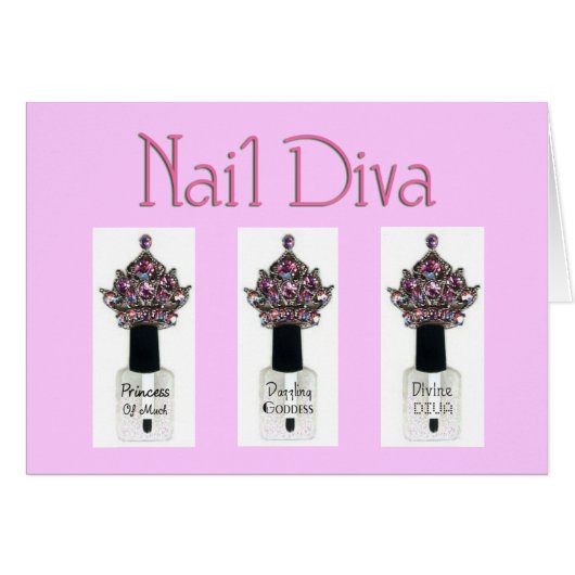 Nail Diva Cards (Front Horizontal)