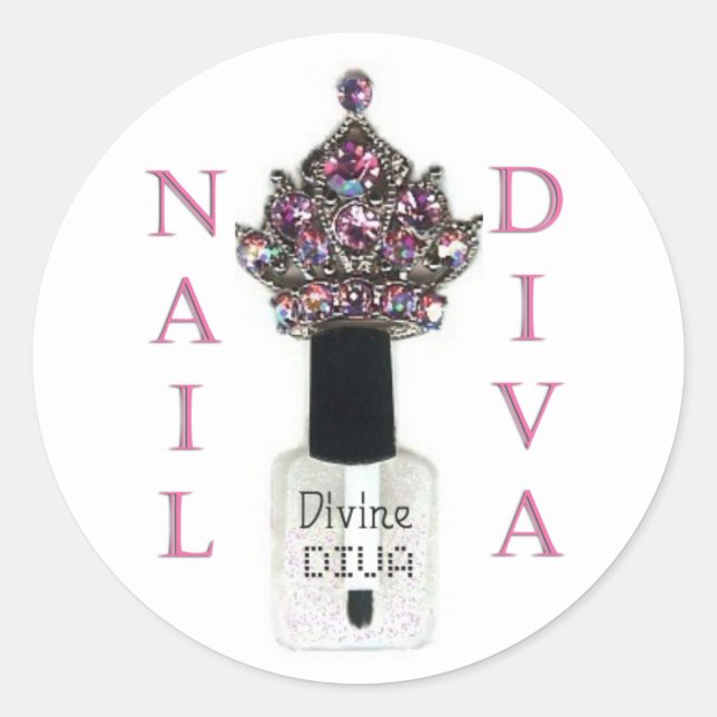 NAIL DIVA stickers (Front)