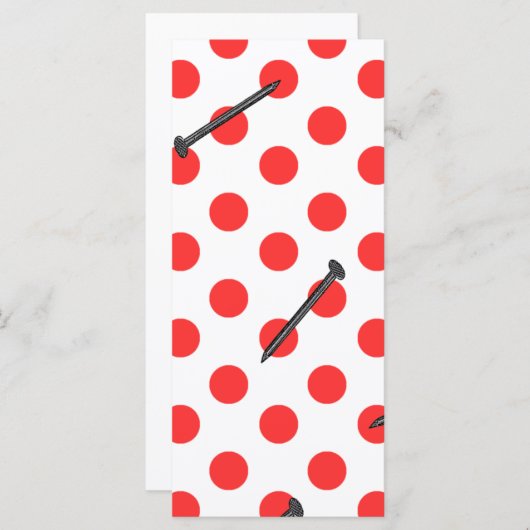 nail pattern with dots (Front/Back)