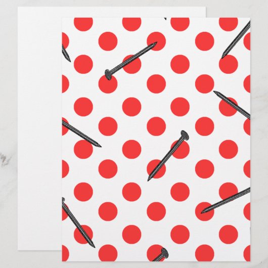 nail pattern with dots (Front/Back)