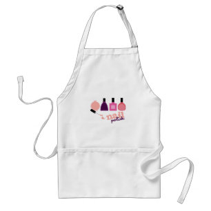 Nail Polish Adult Apron