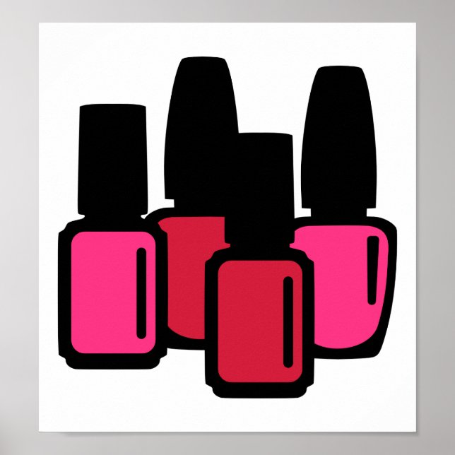 Nail polish beauty poster (Front)