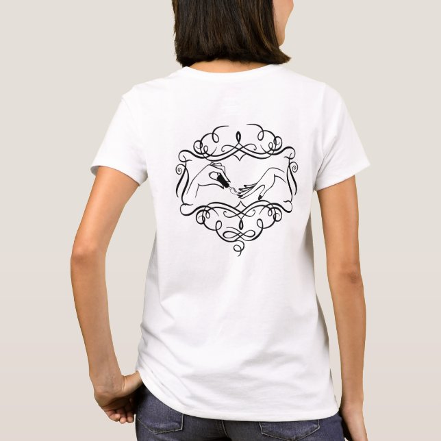 Nail Polish Brush T-Shirt (Back)