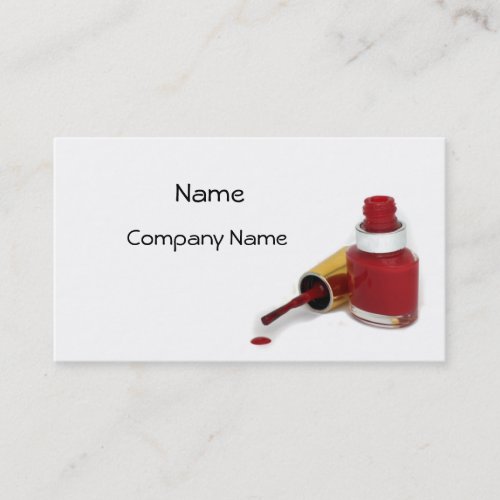 Nail Polish Business Card