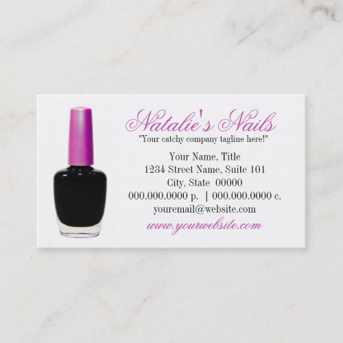 Nail Polish Business Cards