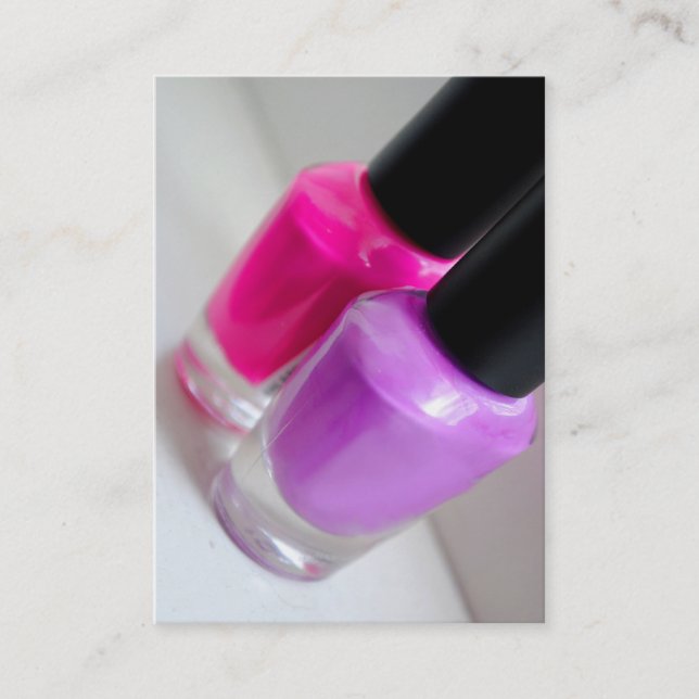 Nail Polish Business Cards (Front)