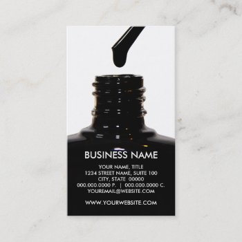Nail Polish Business Cards by CarriesCamera at Zazzle