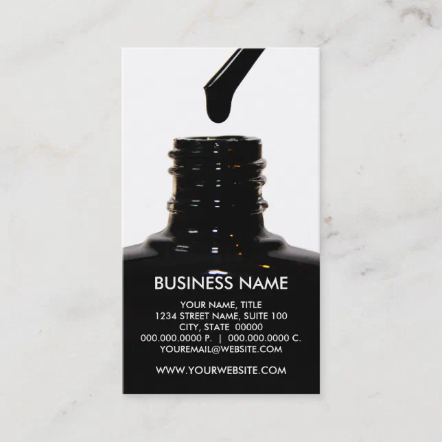 Nail Polish Business Cards Zazzle