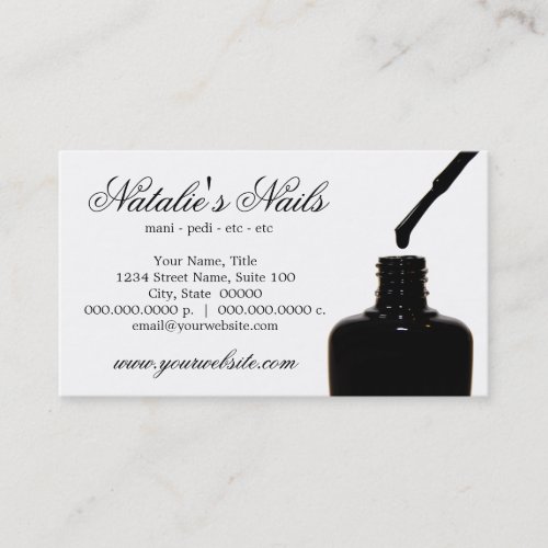 Nail Polish Business Cards