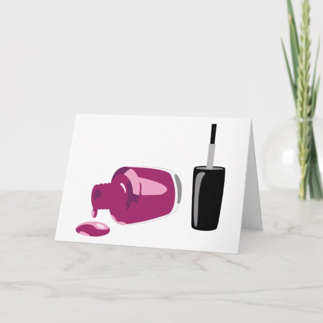 Nail Polish Card (Front)