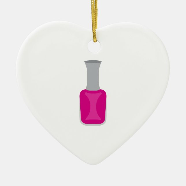 NAIL POLISH CERAMIC ORNAMENT (Front)