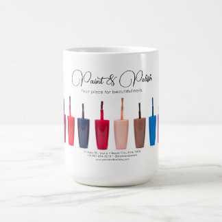 Nail Polish Color Set Nail Salon Coffee Mug