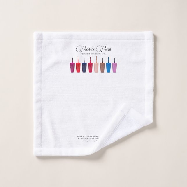 Nail Polish Color Set Nail Salon Wash Cloth (Wash Cloth)