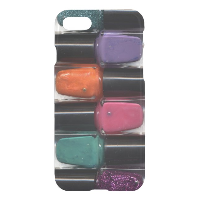 Nail Polish iPhone 7 Clearly™ Deflector Case (Back)