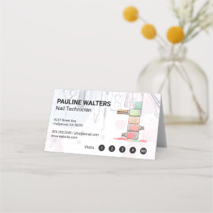 Nail Polish   Manicure Tools Loyalty Card
