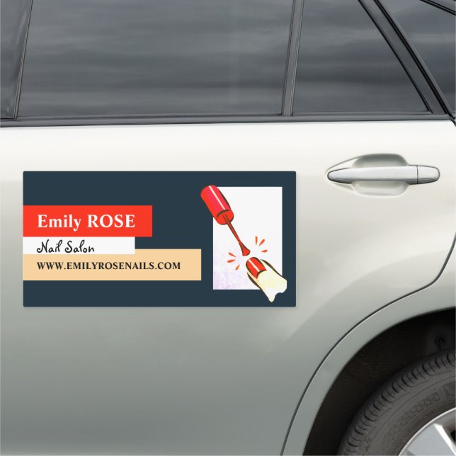 Nail Polish, Nail Technician Car Magnet (In Situ)