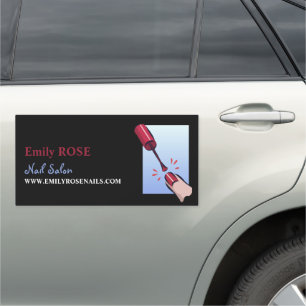 Nail Polish, Nail Technician Car Magnet