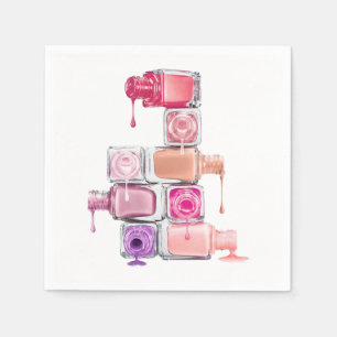 Nail Polish Stack Napkins