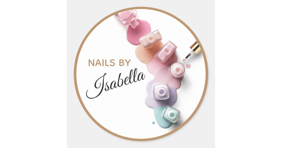 Nail Polish Sticker | Zazzle