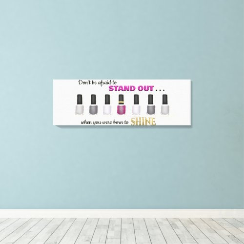 Nail Polish Wall Art _ Stand Out and Shine