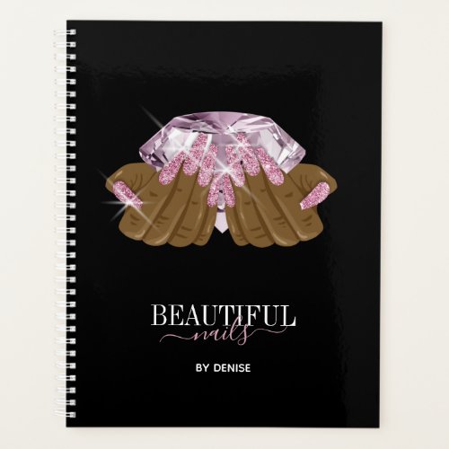 nail salon appointment book hand nails technician planner