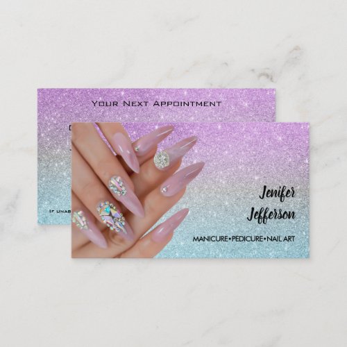 Nail Salon  appointment Business Card