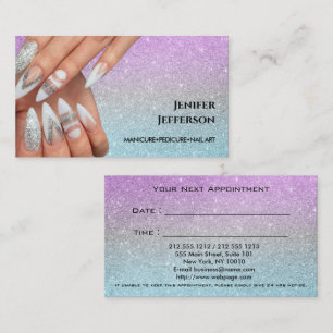 Nail Salon appointment Business Card