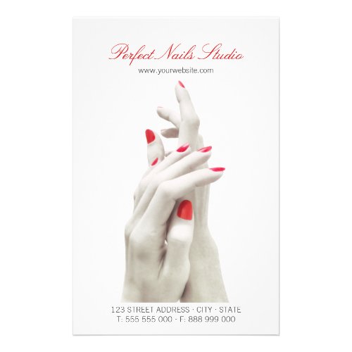 Nail Salon Beauty Center flyer flyer