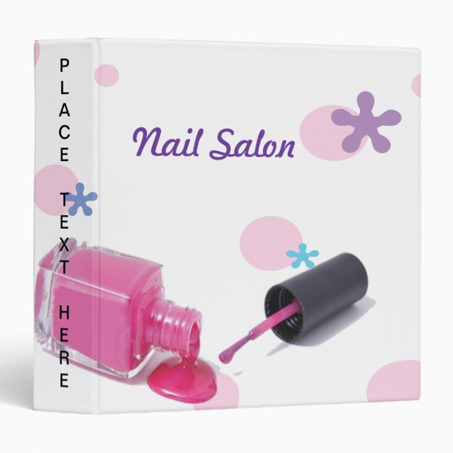 Nail Salon Binder (Front/Spine)