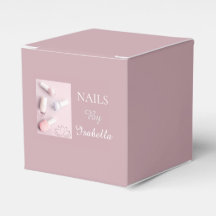 Nail Salon Branding Blush Pink Beauty Business